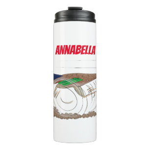 Bouteilles Isothermes Illustration amusante de la caricature d'oiseau du