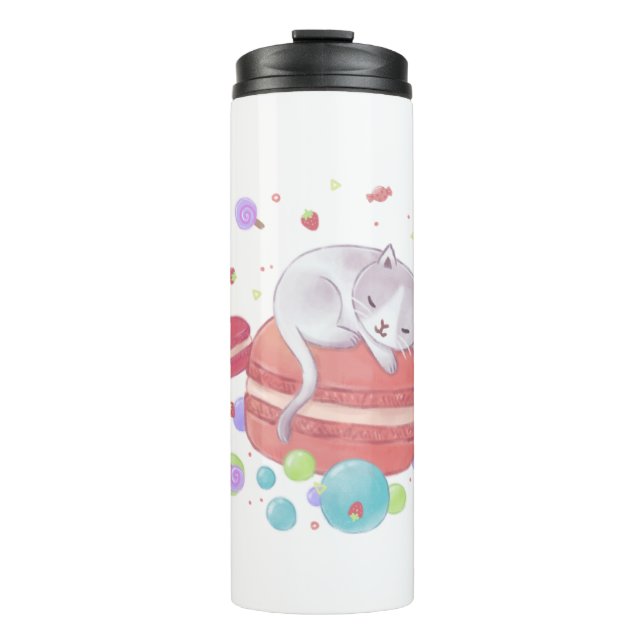 Bouteilles Isothermes Illustration Chat & Sweets (Devant)