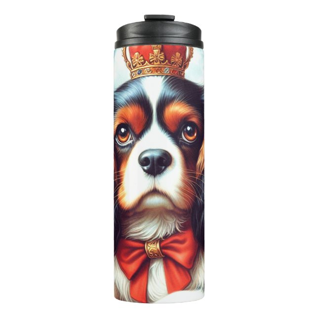Bouteilles Isothermes Illustration de Cavalier King Charles Spaniel (Devant)