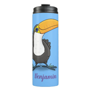 Bouteilles Isothermes Illustration de dessin humoristique du toucan joye