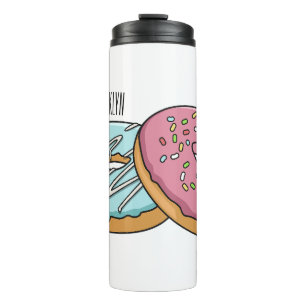 Bouteilles Isothermes Illustration de Donut