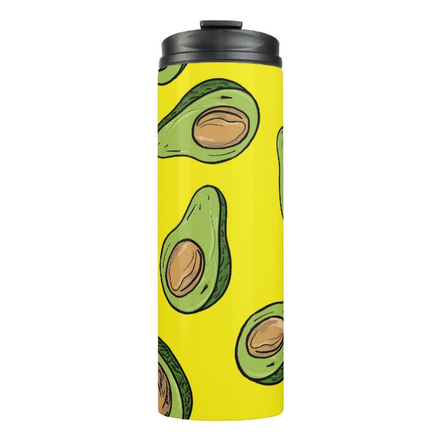 Bouteilles Isothermes Illustration de fruit jaune vibrant - Isolé (Devant)