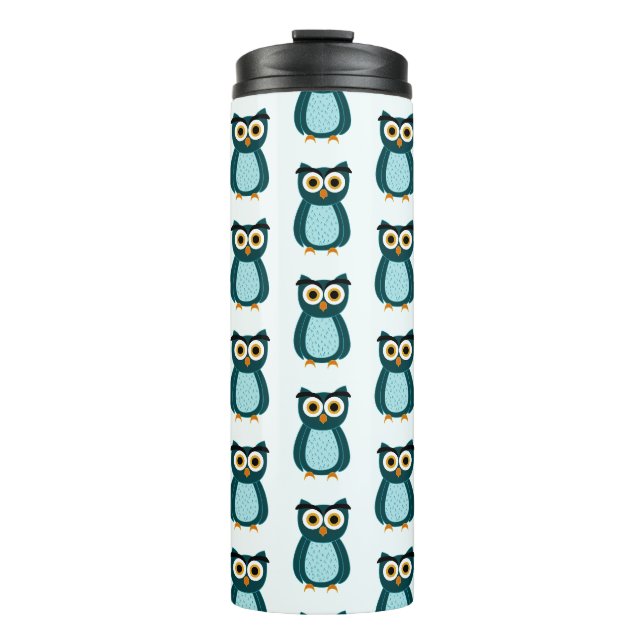 Bouteilles Isothermes illustration de Hibou Bleu (Devant)