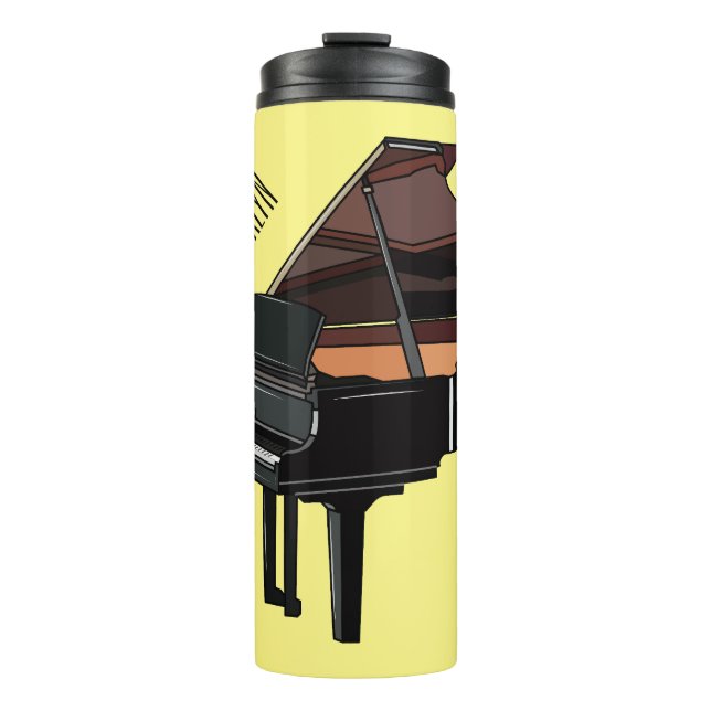 Bouteilles Isothermes Illustration de piano (Devant)