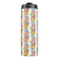 Illustration de tasses à thé empilées pour le thé