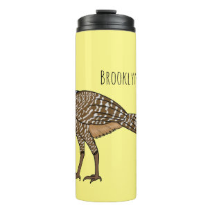 Bouteilles Isothermes Illustration d'oiseau de curassow