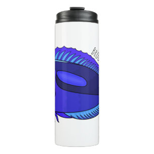 Bouteilles Isothermes Illustration du poisson de la cuve bleue