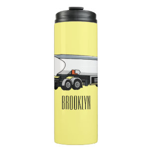 Bouteilles Isothermes Illustration du transport de carburant par camion-