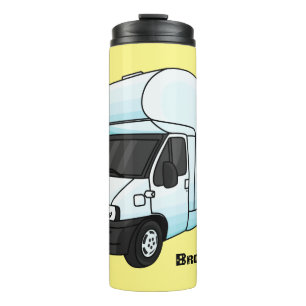 Bouteilles Isothermes Illustration d'un campervan heureux