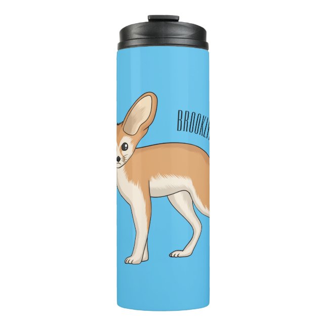 Bouteilles Isothermes Illustration Fennec fox (Devant)