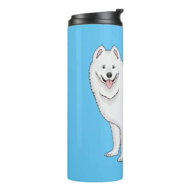 Bouteilles Isothermes Illustration Samoyed dog (Tourné sur la gauche)