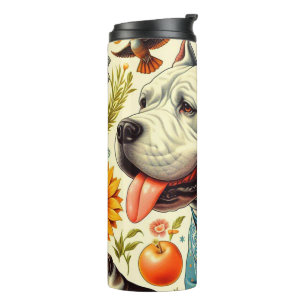Bouteilles Isothermes Illustration vintage Dogo Argentino