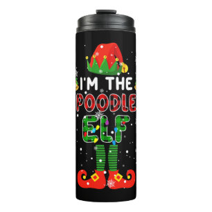 Bouteilles Isothermes Im Le Poodle Elf Xmas Rouge Plaid Elf Costume Chie