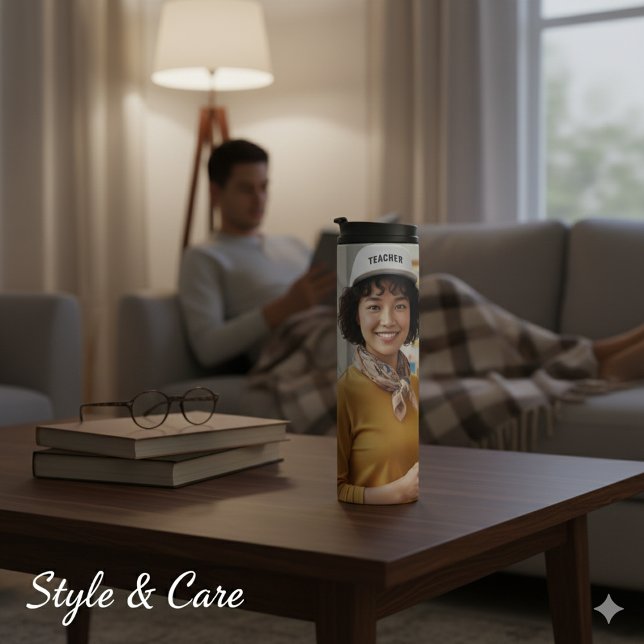 Bouteilles Isothermes Image moderne personnalisé isolé (Personalized Modern Image Insulated Thermal Tumbler)