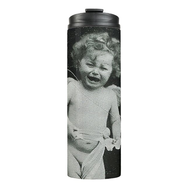 Bouteilles Isothermes Impression de l'ange triste Cherub (Devant)