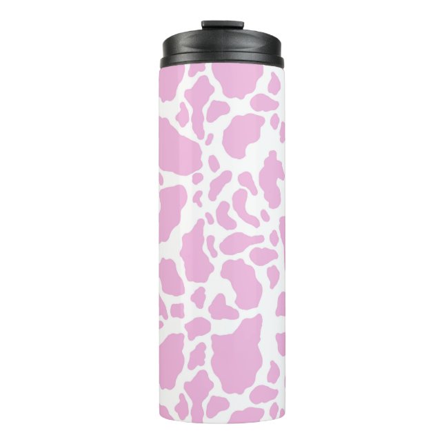 Bouteilles Isothermes Impression de vache rose (Devant)