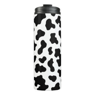 Bouteilles Isothermes Imprimé cuir de vache noir et blanc