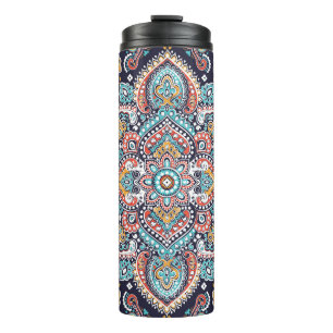 Bouteilles Isothermes Indian Paisley : Motif ethnique mandala