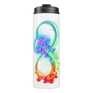 Bouteilles Isothermes Infinity avec Rainbow Jellyfish