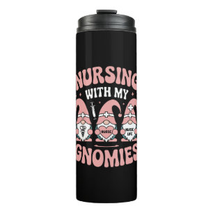 Bouteilles Isothermes Infirmière avec mes Gnomies Infirmière Gnome Vie V