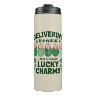 Bouteilles Isothermes Infirmière Labor & Delivery Lucky Charm Shamrock