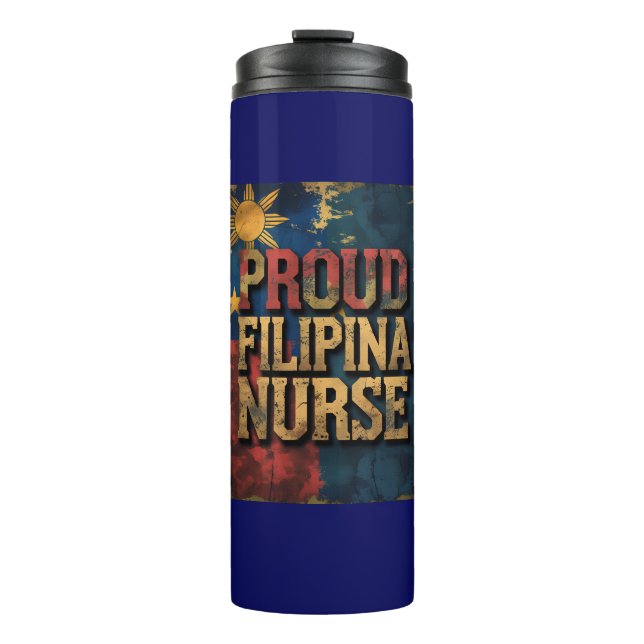 Bouteilles Isothermes Infirmière philippine fière Fierté Pinay (Devant)