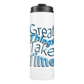 Bouteilles Isothermes Inspiration Mots "les grandes choses prennent du t