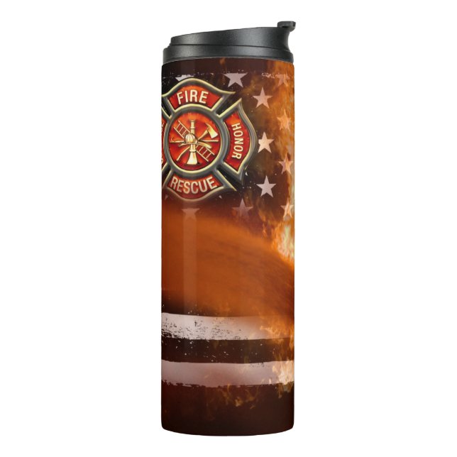 Bouteilles Isothermes Inspirational American Firefighter Mug (Tourné sur la gauche)