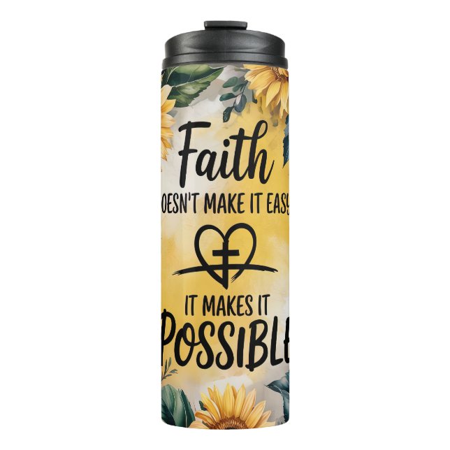 Bouteilles Isothermes Inspirational Christian Bible Verse Faith (Devant)