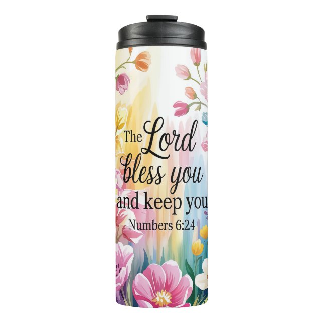 Bouteilles Isothermes Inspirational Christian Scripture Tumbler (Devant)
