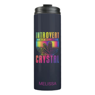 Bouteilles Isothermes Introvert Willing pour discuter de Crystal Personn