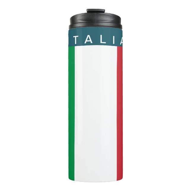 Bouteilles Isothermes Italie - Drapeau italien (Devant)