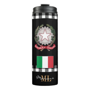 Bouteilles Isothermes Italie patriotique voyage Mug, Drapeau italien