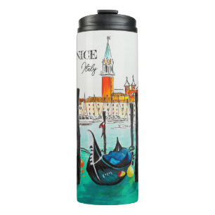 Bouteilles Isothermes Italie Voyage - VENICE aquarelle souvenir