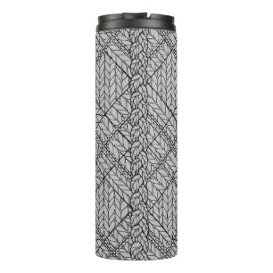Bouteilles Isothermes JACQUARD GRIS KNIT Thermal Tumbler