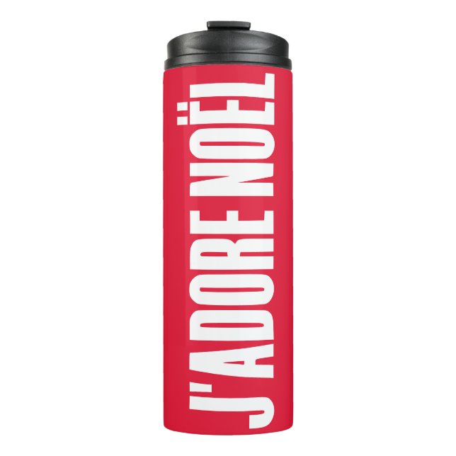 Bouteilles Isothermes J'adore Noël ! (Devant)