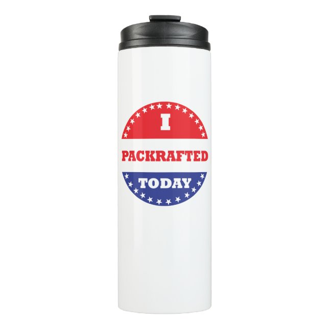 Bouteilles Isothermes J'ai fait l'emballage aujourd'hui (Devant)