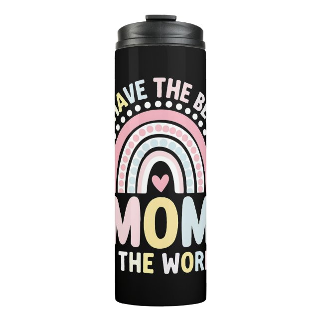 Bouteilles Isothermes J'ai la meilleure maman du monde Boho Rainbow (Devant)