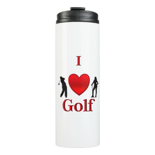Bouteilles Isothermes J'aime le golf sport (Devant)