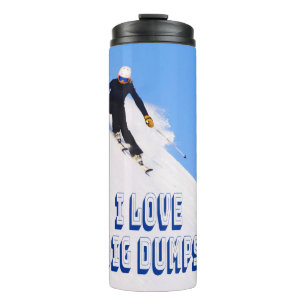 Bouteilles Isothermes J'Aime Les Grosses Bandes Neige Ski À La Descente