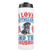 J'aime les Rottweilers et les USA