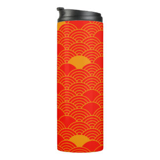 Bouteilles Isothermes Japanese Art Pattern Tumbler 