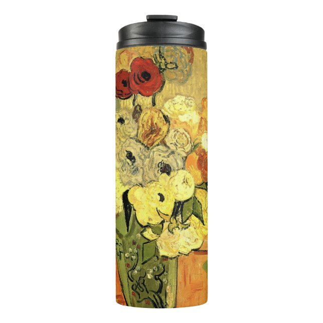Bouteilles Isothermes Japanese Vase, Roses, Anemones by Vincent van Gogh (Devant)