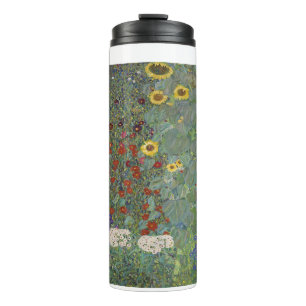 Bouteilles Isothermes Jardin agricole avec tournesol par Gustav Klimt