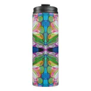 Bouteilles Isothermes Jardin de Fleur sauvage de libellules Abstrait Flo
