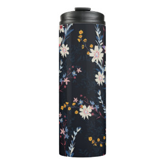 Bouteilles Isothermes Jardin de nuit Floral Marine Motif