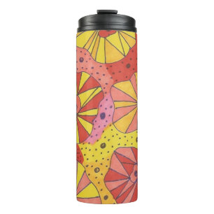 Bouteilles Isothermes Jardin floral futuriste