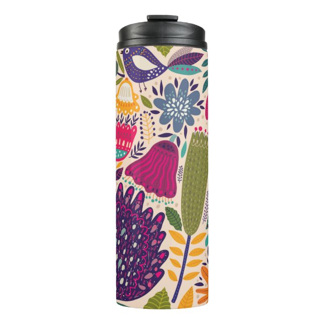 Bouteilles Isothermes Jardin tropical. Collection Spring  (Devant)