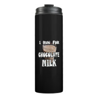Je cours pour le lait chocolaté Running