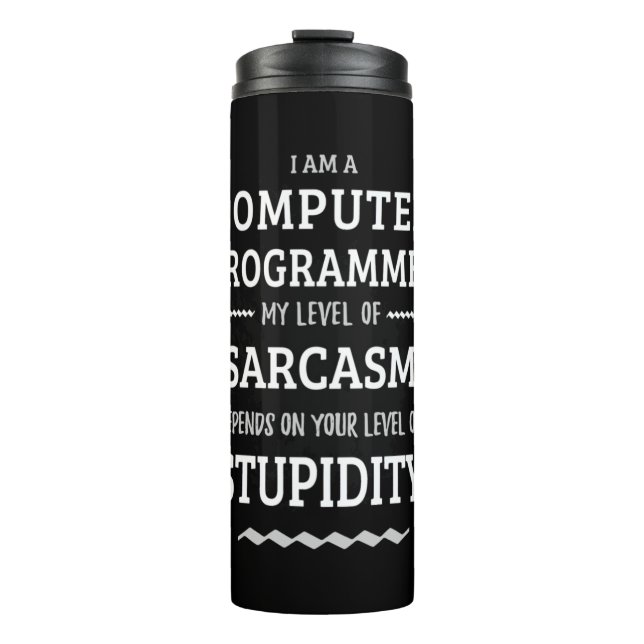 Bouteilles Isothermes Je Suis Un Programmeur Informatique (Devant)